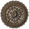 Ekena Millwork Lariah Ceiling Medallion (Fits Canopies up to 1 3/8"), 24 3/4"OD 1 3/8"ID x 3 1/4"P, Warm Silver CM24LAWSS - alternate 1